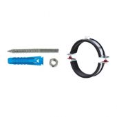 Collare isofonico con perno e tassello 110mm