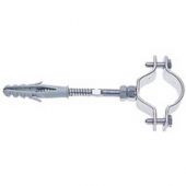 Collare pesante zincato con tassello e vite 2"1/2 71-80mm