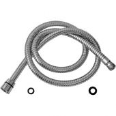 Flessibile per doccia doppia aggraffatura 1/2 F x 3/8 M 120cm