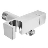 Supporto per doccia doccia design ottone cromo con arresto 1/2M