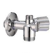 Rubinetto combinato lavatrice 1/2x3/8x3/4 VA Albertoni