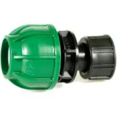 Manicotto con OR giunto a compressione 1" x 32 per impianti di irrigazione