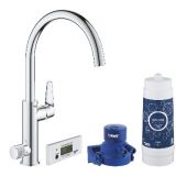 Miscelatore lavello con sistema filtrante acqua Grohe - Blue Pure Baucurve