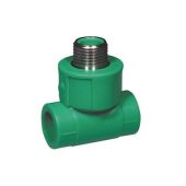 Tee filettato M 1/2 x20mm per tubi in PP