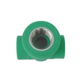Tee filettato F 1/2 x20mm per tubi in PP