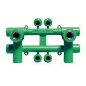 Gruppo staffa 1/2" x20mm per tubi in PP