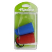 Coppia tappo prova impianti blu/rosso 3/4