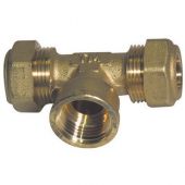 Raccordo a tee o-ring F per gas 3/4 x22mm