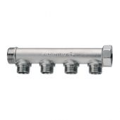 Collettore di distribuzione componibile nichelato 3/4" x 2mm Itap