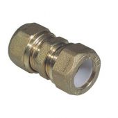 Manicotto bicono per tubo rame a stringere con ogiva Teflon 3/4 x22mm