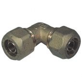 Gomito a 90° doppio per tubo Cobra-Pex 15 x15mm
