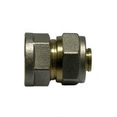 Raccordo diritto F per tubo multistrato a stringere 1/2 x16mm