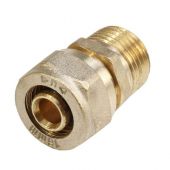 Manicotto F/Filetto M 1/2 x16mm per tubo multistrato a compressione