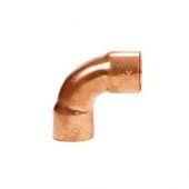 Curva in rame FF 90° raggio largo 12mm per tubo rame a saldare