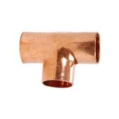 Tee in rame F 14 mm per tubo rame a saldare
