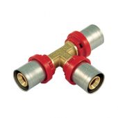 Raccordo press a tee Compact 20 x2,0 - 20 x2,0 - 20 x2,0 per tubo multistrato a pressare