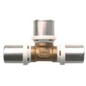 Raccordo a tee 20x20x20mm per tubo multistrato a pressare Ibp