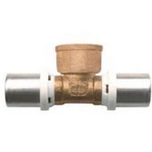 Raccordo a tee F 1"x32mm per tubo multistrato a pressare