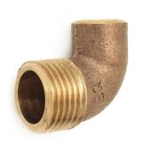 Gomito in bronzo MF 3/4 x18mm per tubo rame a saldare