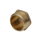 Tappo M in ottone giallo per collettori 3/8