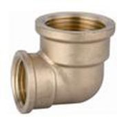 Gomito ridotto FF in ottone giallo IBP 1" x 3/4