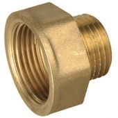 Prolunga ridotta MF in ottone giallo IBP 1"1/2 x 2"