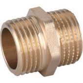 Nipples diritto MM in ottone giallo IBP 3/4" -conf