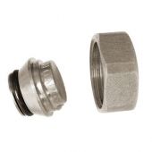 Tappo terminale cromo 24 x19mm fil (diam.18)