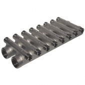 Collettore di distribuzione compatto da 1" 6x6 vie