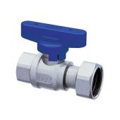 Valvola d'intercettazione a sfera FF con calotta mobile 1/2" - 3/4"