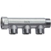 Collettore di distribuzione cromato a 3 derivazioni Far MF 3/4