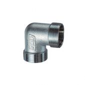 Gomito doppio cromato per rame Far 1/2 (24 x 19)