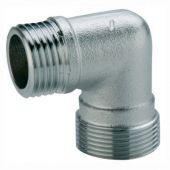 Raccordo curvo M cromo 1/2"