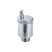 Valvola automatica Minical con tappo igroscopico nichelato 3/4"M