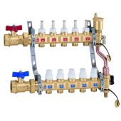 Collettore di distribuzione premontato 1" 1/4 F x 4
