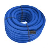 Tubo in polietilene corrugato doppia parete blu 63mm
