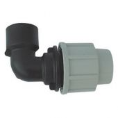 Gomito a 90° F 1" x32mm per tubi in polietilene
