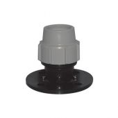 Raccordo con flangia 2"1/2 x75mm per tubi in polietilene