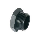 Tappo in PP nero 1"1/2 per tubi in polipropilene Bucchi