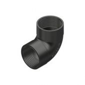 Gomito filettato a 90° 1/2" per tubi in polipropilene Plasson