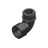 Gomito filettato a 90° MF 1" per tubi in polipropilene Plasson