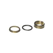 Kit ghiera + rondella + guarnizione 25mm per tubi in polietilene