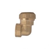 Raccordo a gomito F ottone Itap 3/4" x25mm per tubi in polietilene