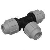Tee a 90° 50mm Dianflex per tubi in polietilene
