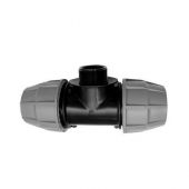Tee M a 90° 25x3/4"x25mm Dianflex per tubi in polietilene