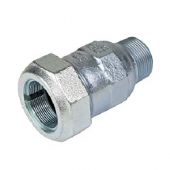 Raccordo a compressione in ghisa per tubi in acciaio tipo A 1/2 x 21