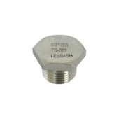 Tappo maschio in acciaio inox 1/2"