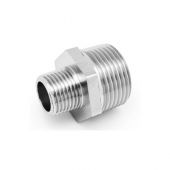 Nipples ridotto MM in ottone cromo IBP 1/4 x 1/8