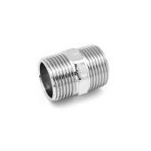 Nipples doppio MM in ottone cromo IBP 1/8"