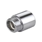 Prolunga MF in ottone cromo IBP 3/8" x 10mm